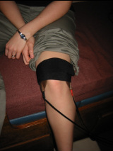 Muscle stimulation at Roseville Chiropractors office